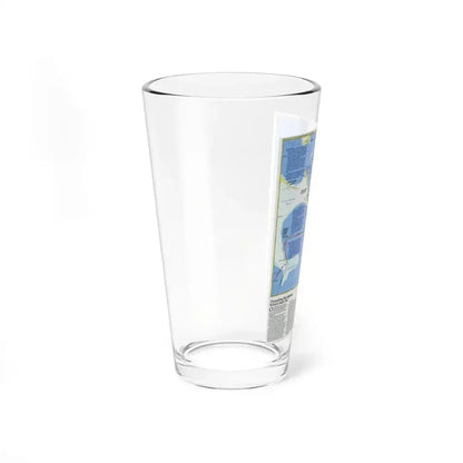 Americas - Threading the Island (1986) (Map) Pint Glass 16oz - Go Mug Yourself
