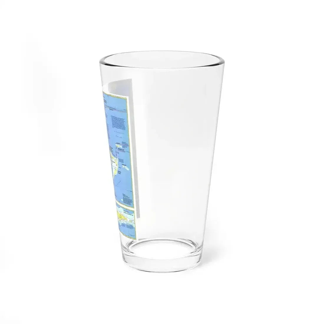 Americas - Threading the Island (1986) (Map) Pint Glass 16oz - Go Mug Yourself