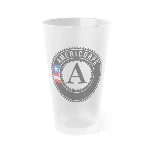 AmeriCorps - Frosted Pint Glass 16oz 16oz Frosted - Go Mug Yourself