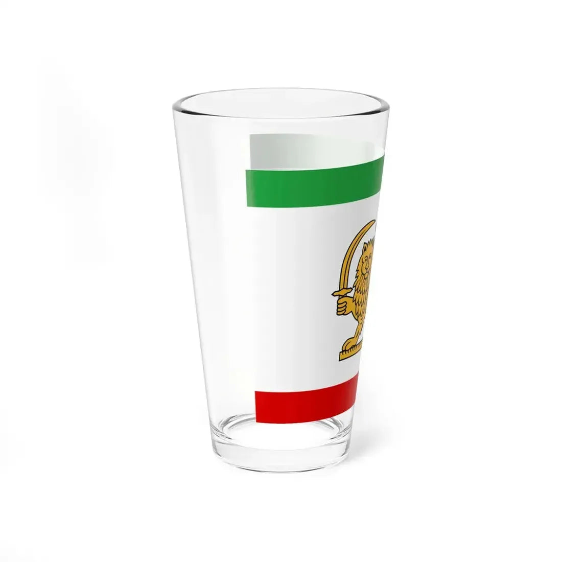 Amir Kabir Flag (Iran) Pint Glass 16oz - Go Mug Yourself