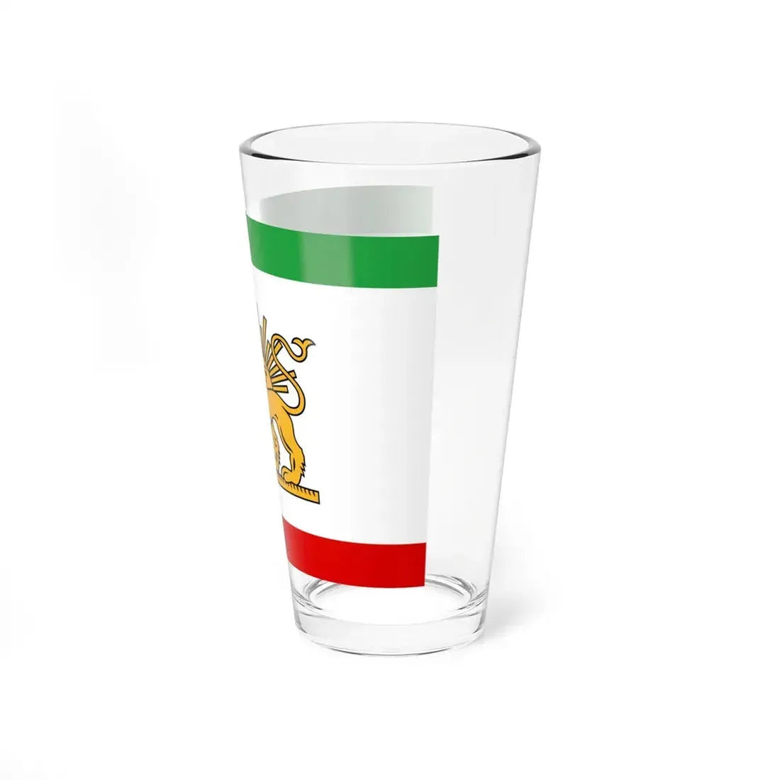Amir Kabir Flag (Iran) Pint Glass 16oz - Go Mug Yourself