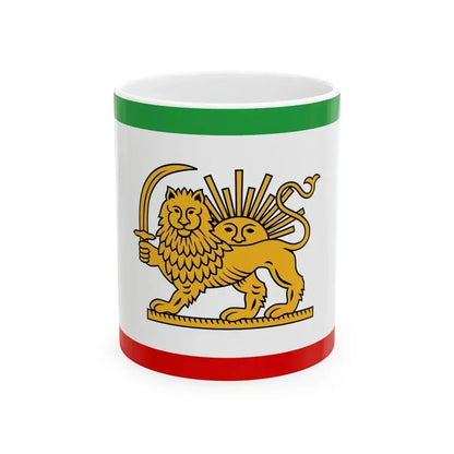 Amir Kabir Flag (Iran) White Coffee Mug 11oz - Go Mug Yourself
