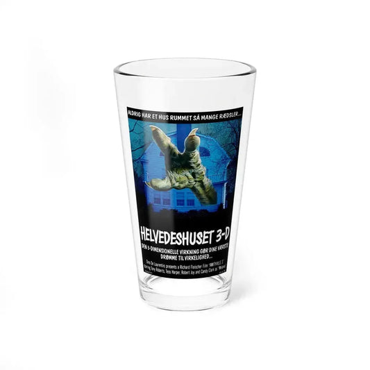 AMITYVILLE 3D (DANISH) 1983 Movie Poster - Pint Glass 16oz 16oz - Go Mug Yourself
