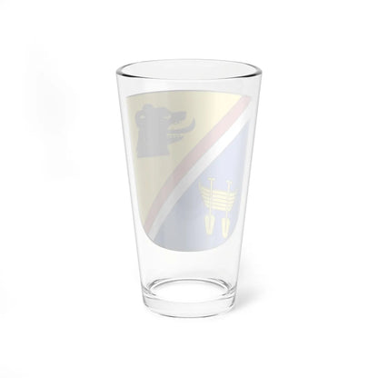 AmlikonBissegg-blazon (Switzerland) (Coat of Arms) Pint Glass 16oz - Go Mug Yourself