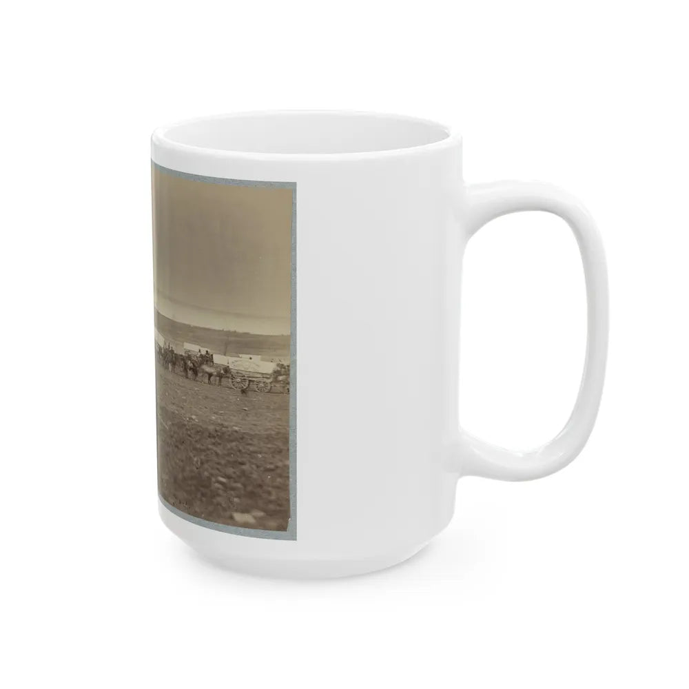 Ammunition Train 3rd Division, Cavalry Corps (U.S. Civil War) White Coffee Mug-Go Mug Yourself