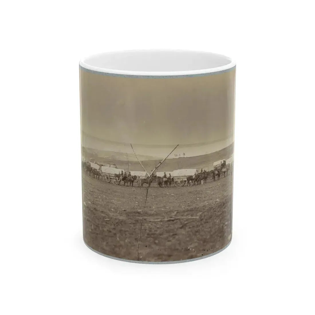 Ammunition Train 3rd Division, Cavalry Corps (U.S. Civil War) White Coffee Mug 11oz - Go Mug Yourself