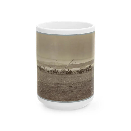Ammunition Train 3rd Division, Cavalry Corps (U.S. Civil War) White Coffee Mug 15oz - Go Mug Yourself