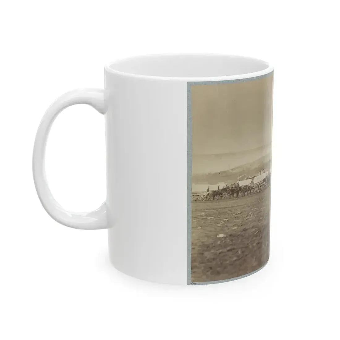 Ammunition Train 3rd Division, Cavalry Corps (U.S. Civil War) White Coffee Mug - Go Mug Yourself