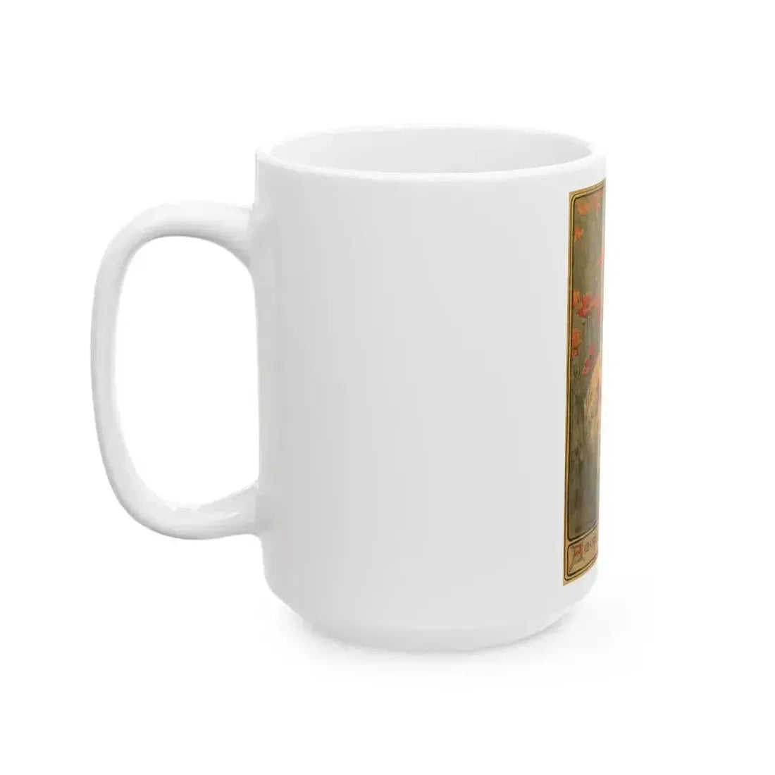 Among the Poppies, The Child in a Garden, Scribner's Magazine illustration, December 1903 - White Coffee Mug - Go Mug Yourself