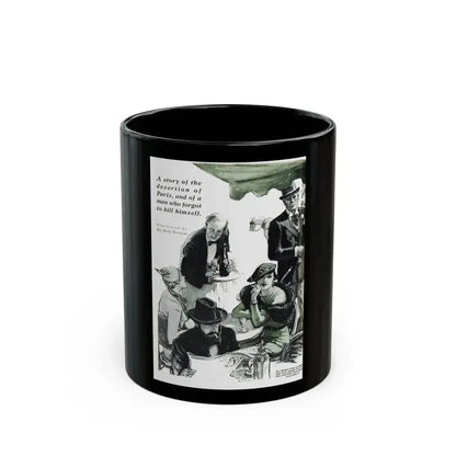 Among Those Present, Redbook, February 1935 - Black Coffee Mug 11oz - Go Mug Yourself