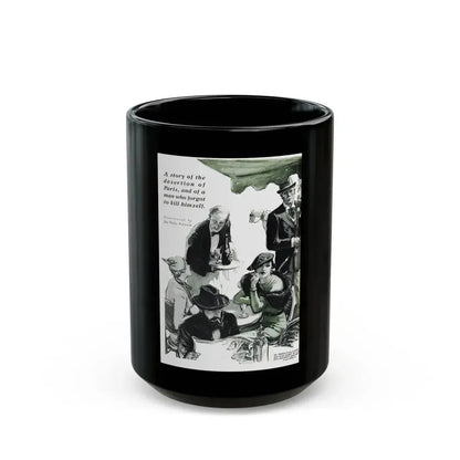 Among Those Present, Redbook, February 1935 - Black Coffee Mug 15oz - Go Mug Yourself