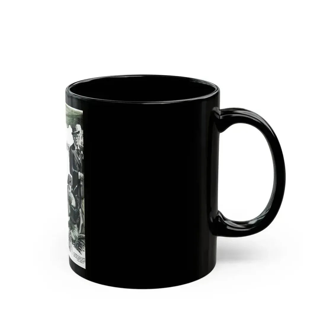 Among Those Present, Redbook, February 1935 - Black Coffee Mug - Go Mug Yourself