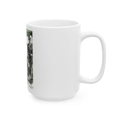 Among Those Present, Redbook, February 1935 - White Coffee Mug - Go Mug Yourself