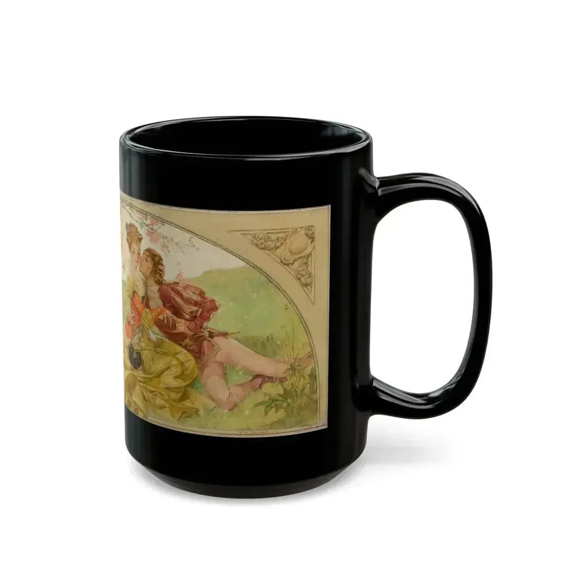 Amorous Young Couple - Black Coffee Mug - Go Mug Yourself