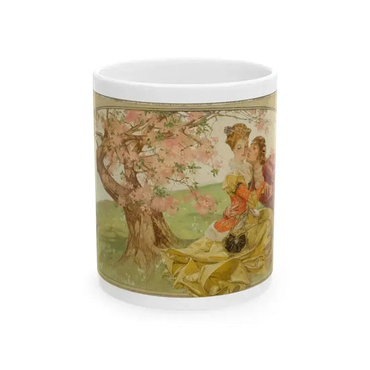 Amorous Young Couple - White Coffee Mug 11oz - Go Mug Yourself