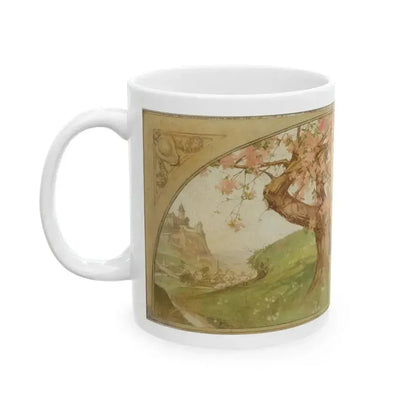 Amorous Young Couple - White Coffee Mug - Go Mug Yourself