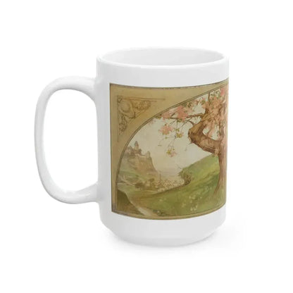 Amorous Young Couple - White Coffee Mug - Go Mug Yourself