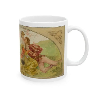 Amorous Young Couple - White Coffee Mug - Go Mug Yourself