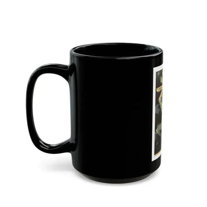 AMPHIBIAN MAN 1961 Movie Poster - Black Coffee Mug - Go Mug Yourself