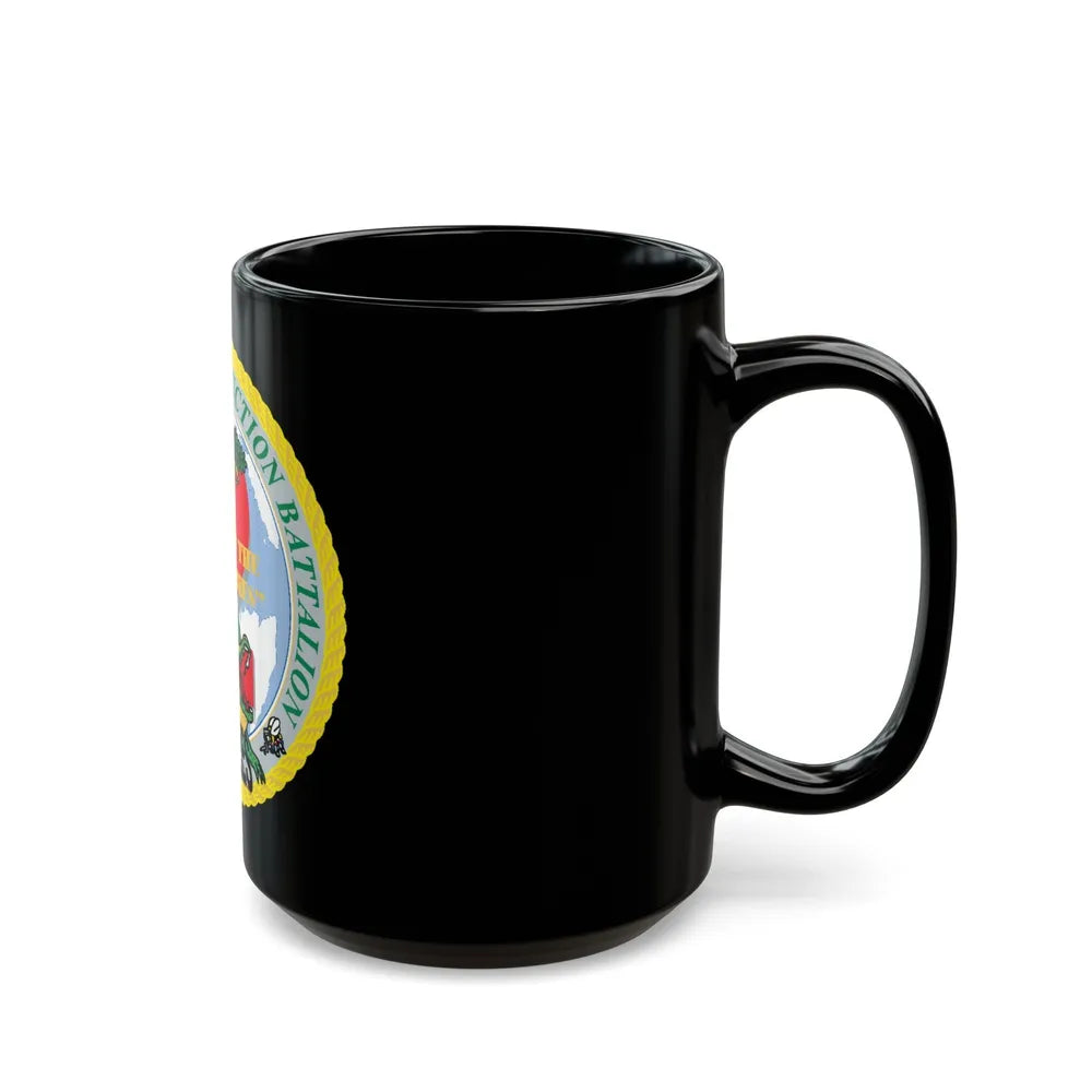 Amphibious Construction Bn 2 SeaBees (U.S. Navy) Black Coffee Mug-Go Mug Yourself