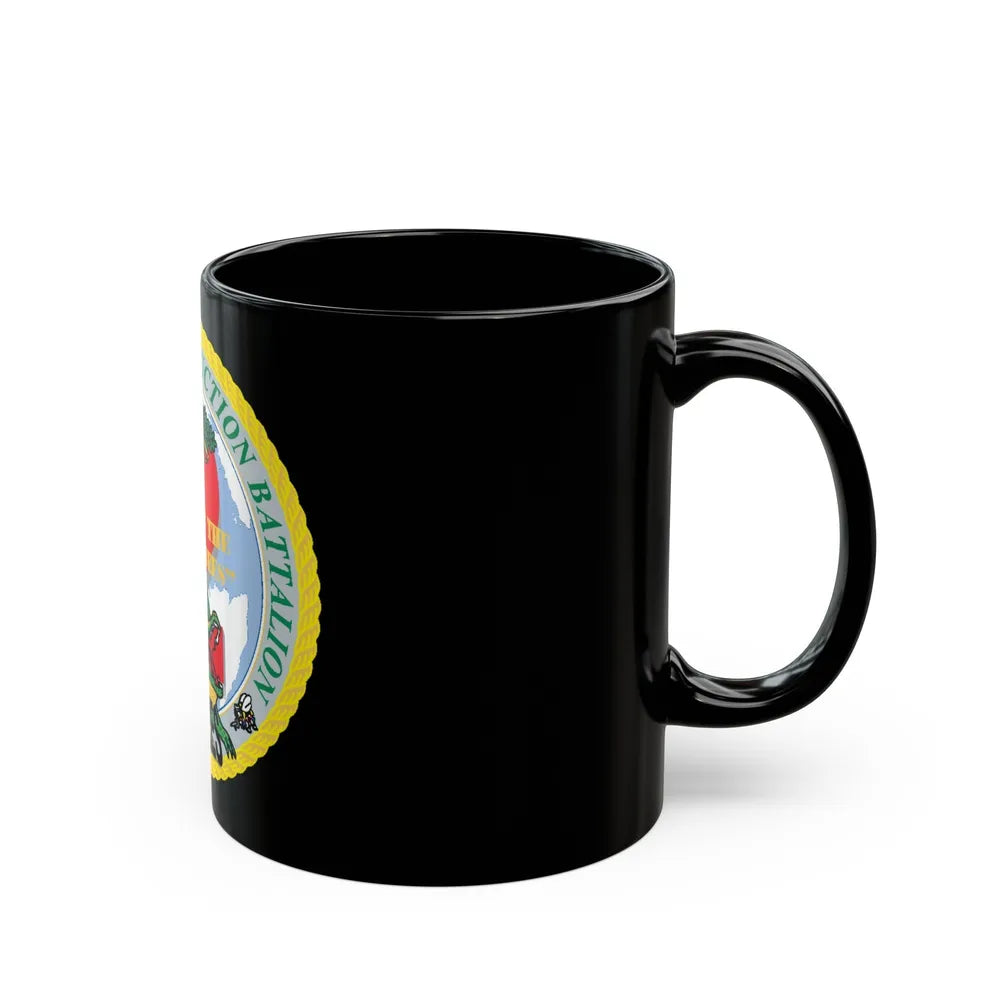 Amphibious Construction Bn 2 SeaBees (U.S. Navy) Black Coffee Mug-Go Mug Yourself