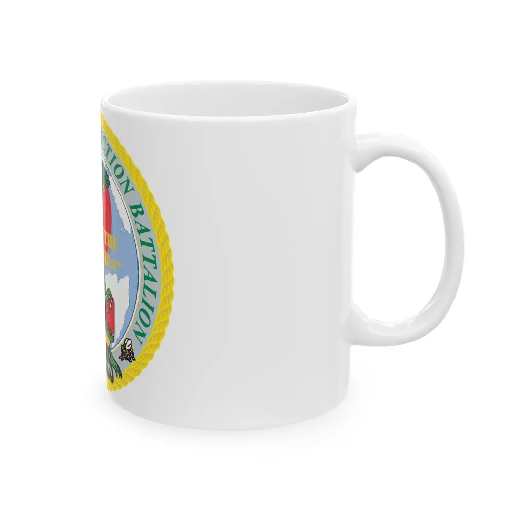 Amphibious Construction Bn 2 SeaBees (U.S. Navy) White Coffee Mug-Go Mug Yourself