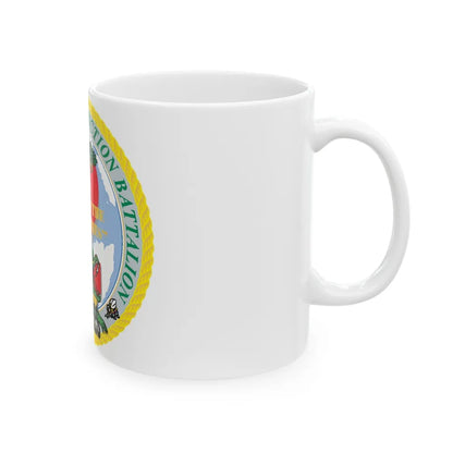 Amphibious Construction Bn 2 SeaBees (U.S. Navy) White Coffee Mug-Go Mug Yourself