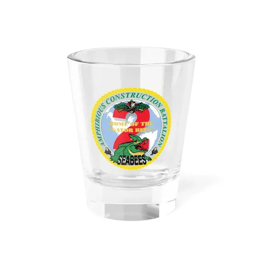 Amphibious Construction Bn 2 SeaBees (U.S. Navy) Shot Glass 1.5oz 1.5oz - Go Mug Yourself