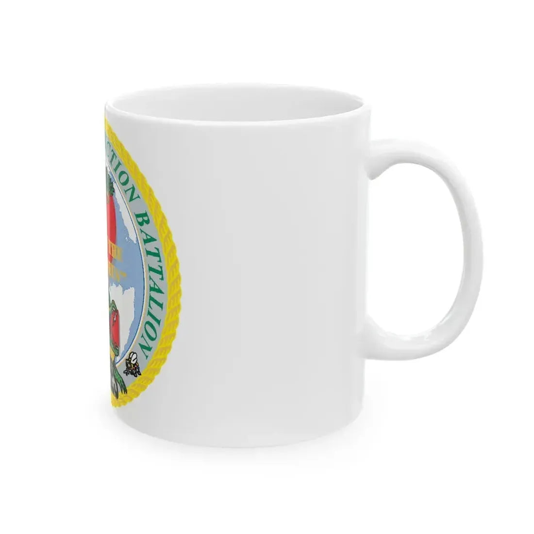 Amphibious Construction Bn 2 SeaBees (U.S. Navy) White Coffee Mug - Go Mug Yourself