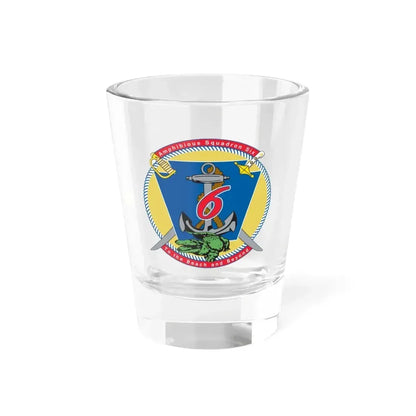 Amphibious Sq 6 (U.S. Navy) Shot Glass 1.5oz 1.5oz - Go Mug Yourself