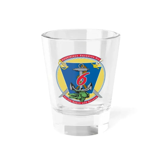 Amphibious Sq 6 (U.S. Navy) Shot Glass 1.5oz 1.5oz - Go Mug Yourself