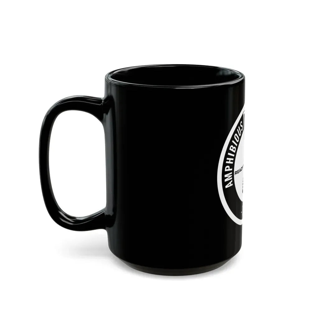 Amphibious Squadron 2 Ready To Strike BW (U.S. Navy) Black Coffee Mug - Go Mug Yourself