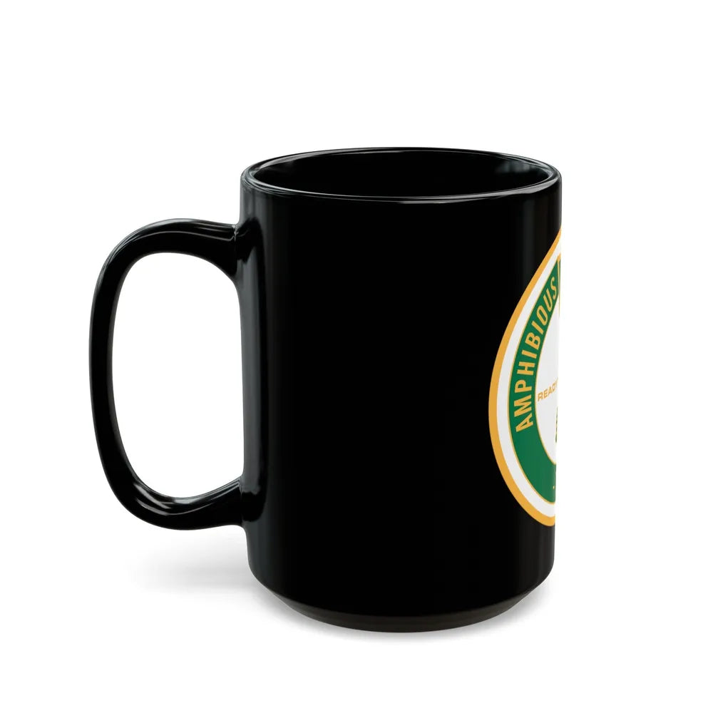 Amphibious Squadron 2 Ready To Strike (U.S. Navy) Black Coffee Mug-Go Mug Yourself