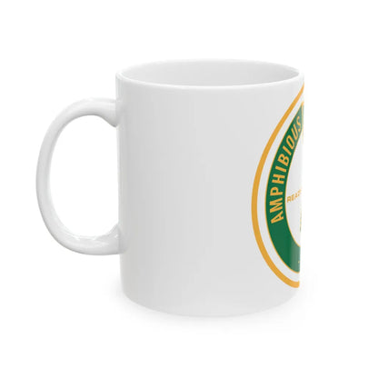 Amphibious Squadron 2 Ready To Strike (U.S. Navy) White Coffee Mug-Go Mug Yourself