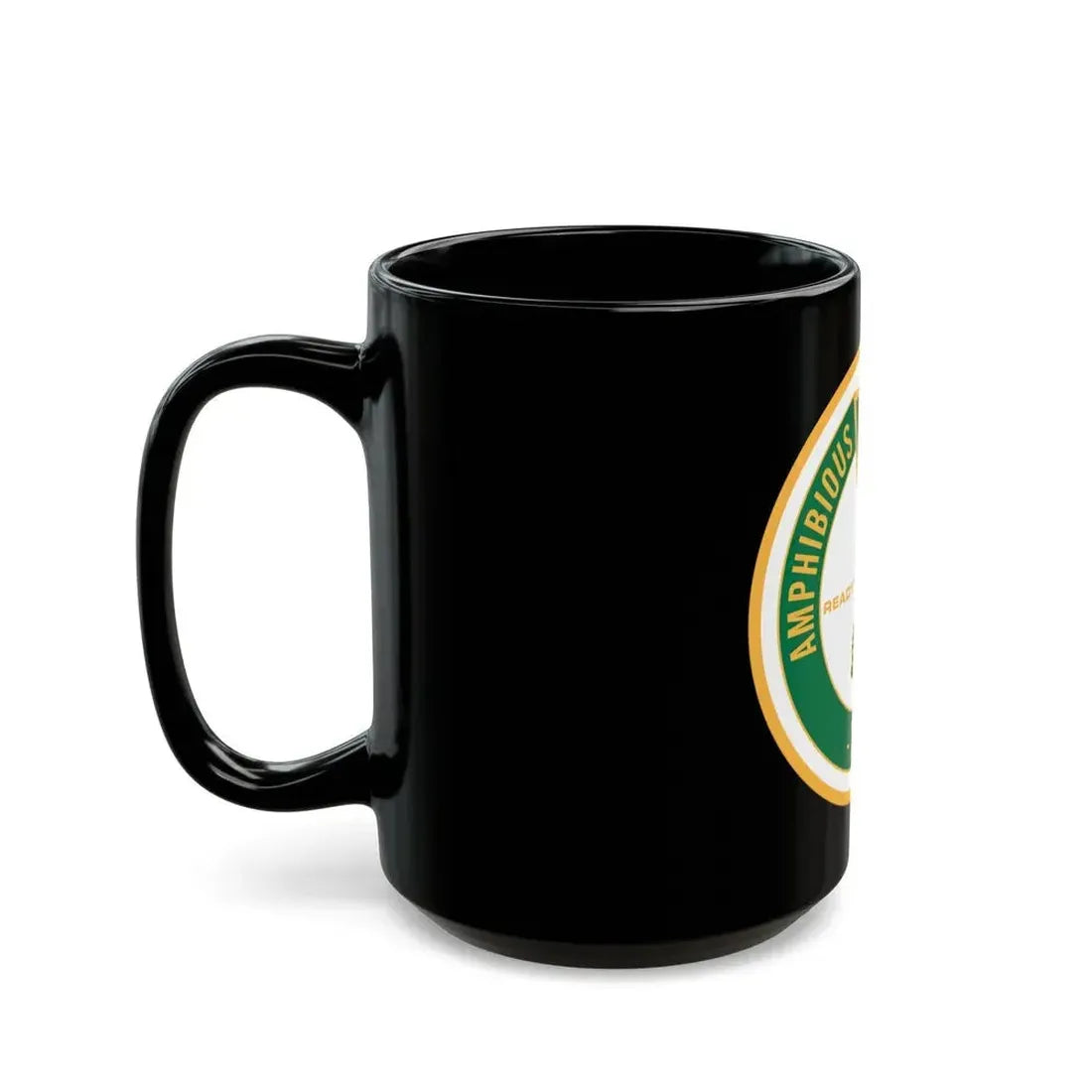 Amphibious Squadron 2 Ready To Strike (U.S. Navy) Black Coffee Mug - Go Mug Yourself