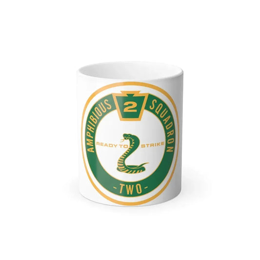 Amphibious Squadron 2 Ready To Strike (U.S. Navy) Color Changing Mug 11oz Default Title 11oz - Go Mug Yourself