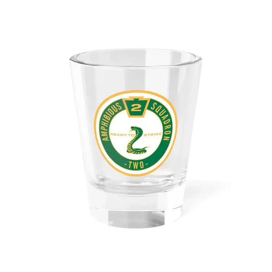 Amphibious Squadron 2 Ready To Strike (U.S. Navy) Shot Glass 1.5oz 1.5oz - Go Mug Yourself