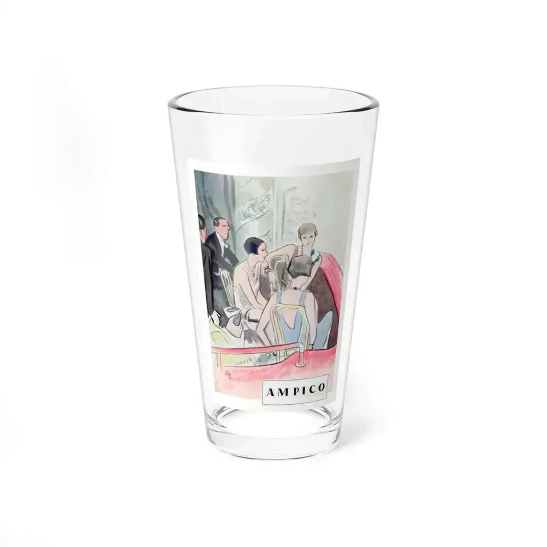 Ampico, 1928 (Magazine Illustration) Pint Glass 16oz 16oz - Go Mug Yourself