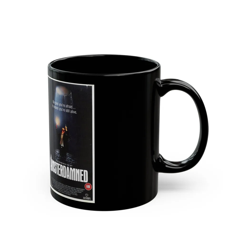 AMSTERDAMNED VERSION 2 (VHS COVER) - Black Coffee Mug-Go Mug Yourself