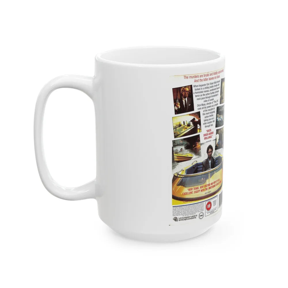 AMSTERDAMNED VERSION 2 (VHS COVER) - White Coffee Mug-Go Mug Yourself