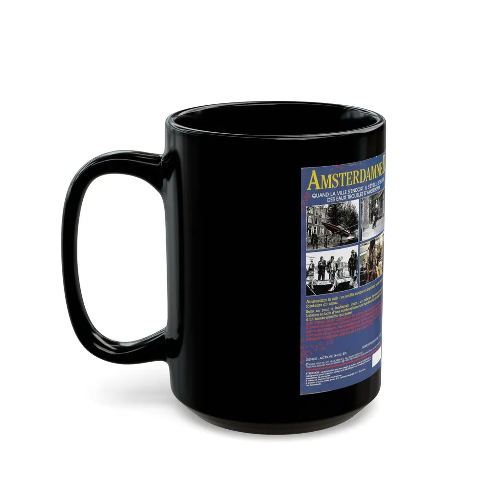 AMSTERDAMNED VERSION 3 (VHS COVER) - Black Coffee Mug-Go Mug Yourself