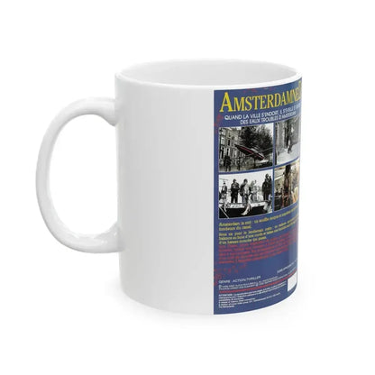 AMSTERDAMNED VERSION 3 (VHS COVER) - White Coffee Mug - Go Mug Yourself