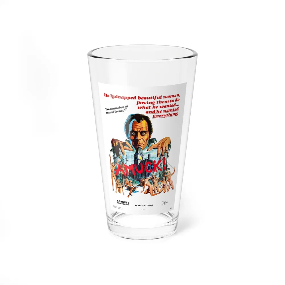 AMUCK! 1972 Movie Poster - Pint Glass 16oz-16oz-Go Mug Yourself