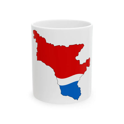 Amur-obl-geo-stub (Russia) White Coffee Mug 11oz - Go Mug Yourself