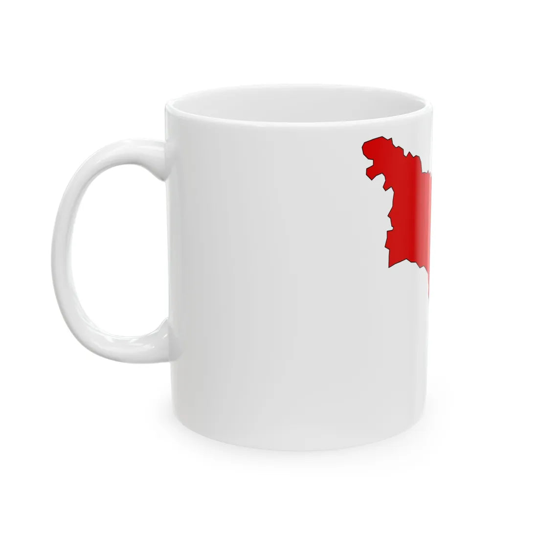 Amur-obl-geo-stub (Russia) White Coffee Mug - Go Mug Yourself