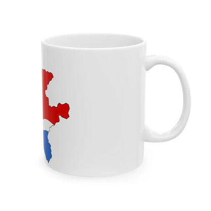 Amur-obl-geo-stub (Russia) White Coffee Mug - Go Mug Yourself