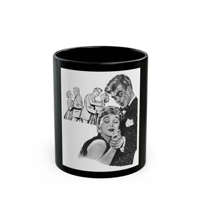 An Absolutely Perfect Man by Harriett Pratt, Woman magazine, 1957 - Black Coffee Mug 11oz - Go Mug Yourself