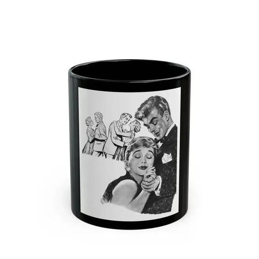 An Absolutely Perfect Man by Harriett Pratt, Woman magazine, 1957 - Black Coffee Mug 11oz - Go Mug Yourself