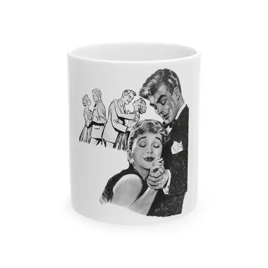 An Absolutely Perfect Man by Harriett Pratt, Woman magazine, 1957 - White Coffee Mug 11oz - Go Mug Yourself