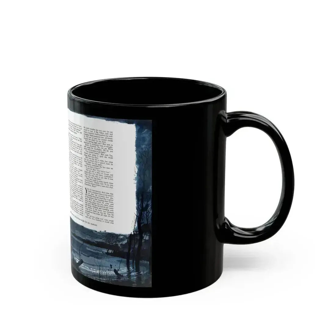 An Act Of Faith (1), Cosmopolitan, May 1953 - Black Coffee Mug - Go Mug Yourself